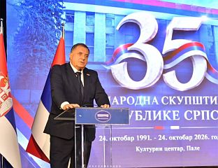DODIK: STABILITY OF REPUBLIKA SRPSKA WILL BE PRESERVED