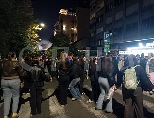 INCREASING USE OF PYROTECHNICS AT SLAVIJA SQUARE