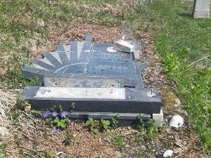 EAST SARAJEVO, MAY 8 /SRNA/ - Eight tombstones were desecrated at the Orthodox village cemetery in Kovačići, the municipality of Kladanj, the head of the Committee protecting Serbs' rights in FBiH Đorđe Radanović confirmed to SRNA.