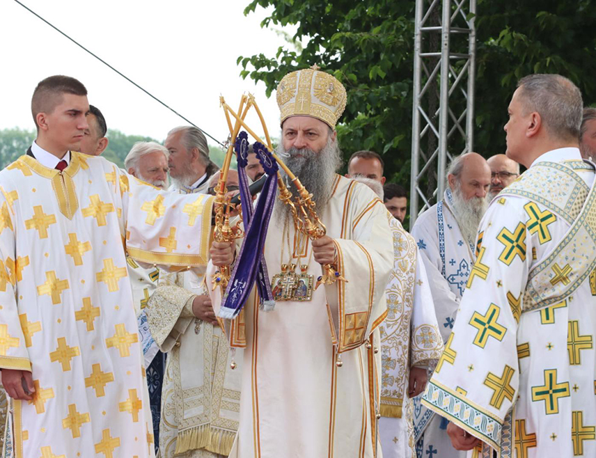 LINZ, JUNE 10 /SRNA/ - His Holiness Patriarch Porfirije of Serbia has said today that Mauthausen is the place of crucifixion and extermination of Orthodox Serbs whose bequest and will are being fulfilled by the construction of the Memorial Chapel at the Military Cemetery.