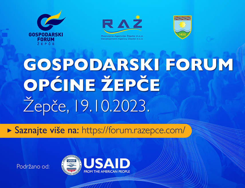 ЖЕПЧЕ, 1. ОКТОБРА /СРНА/ - На Привредном форуму општине Жепче, који слави 10 година постојања, ове године биће представљен заједнички инвестициони фонд Жепча и УСАИД-а с циљем подршке локалним пројектима и иницијативама које доприносе економском развоју и отварању нових радних мјеста, са фокусом на сарадњу са дијаспором.