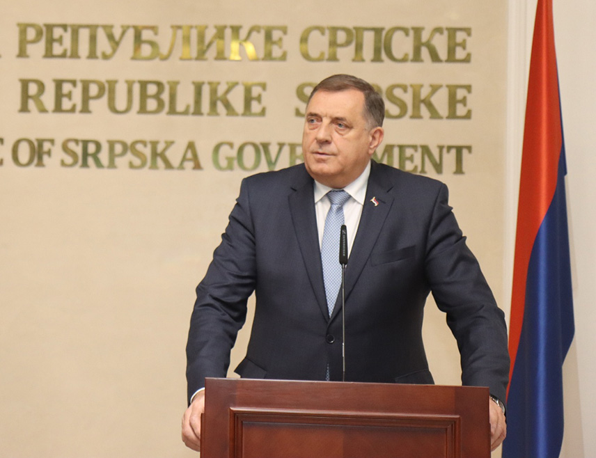 BANJALUKA, JANUARY 23 /SRNA/ - The President of Republika Srpska, Milorad Dodik, said that Christian Schmidt dishonored himself by his illegal arrival in BiH and false representation.