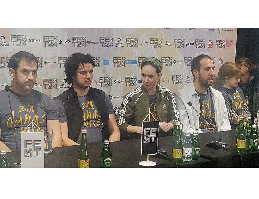 БЕОГРАД, 1. МАРТА /СРНА/ - Чланови екипе филма "За данас толико", који ће вечерас бити премијерно приказан на ФЕСТ-у у Београду, истакли су да су очарани љепотом ријеке Уне и Новим Градом у Републици Српској, гдје су снимали.