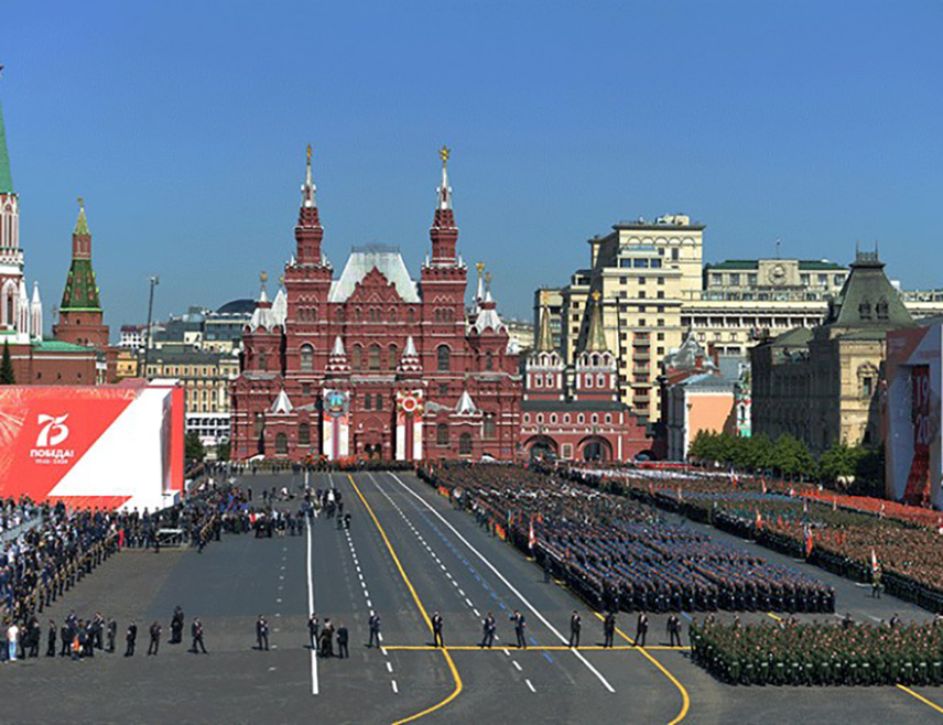 МОСКВА, 9. МАЈА /СРНА/ - На Црвеном тргу у Москви почела је војна Парада побједе у част 79 година од побједе у Великом отаџбинском рату.