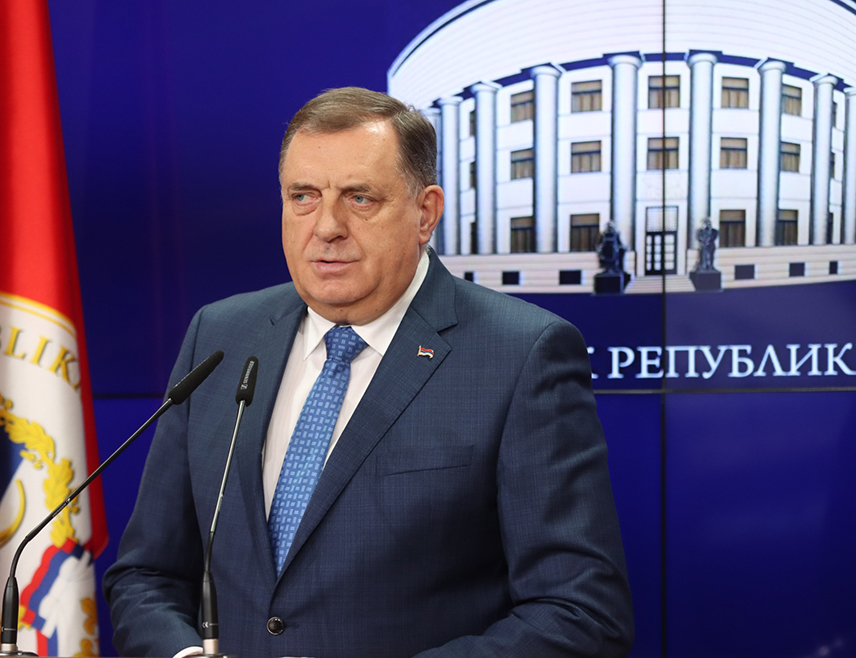 BANJA LUKA, MAY 28 /SRNA/ - The President of Republika Srpska, Milorad Dodik, has stated tonight that it was agreed that the Proposal for a Law on a Special Register and Publicity of the Work of Non-Profit Organizations would be withdrawn from today's session of the Parliament of Srpska in order to further harmonize it with the laws that certain European countries have and apply and harmonization with European legal practice.