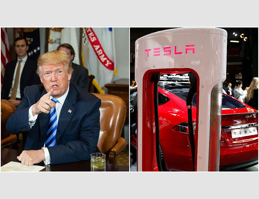 ФРАНКФУРТ, 6. АВГУСТА /СРНА-Ројтерс/ - Њемачки ланац продавница "Росман" саопштио је данас да више неће куповати аутомобиле "Тесла" због подршке директора ове компаније Илона Маска предсједничком кандидату америчке Републиканске странке Доналду Трампу.