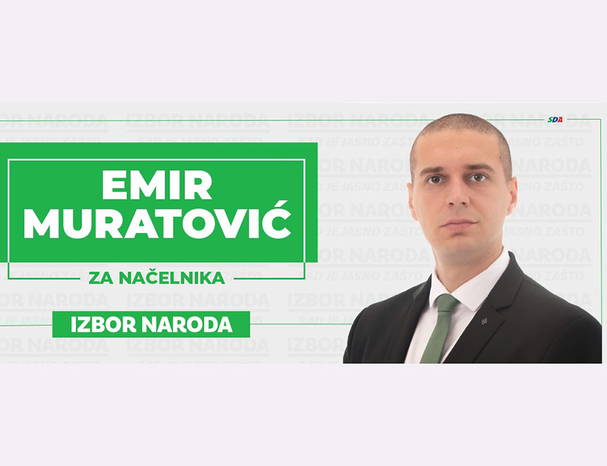 САРАЈЕВО, 3. НОВЕМБРА /СРНА/ - Кандидат СДА Емир Муратовић је, према подацима ове странке, побиједио за начелника општине Јабланица освојивши на данас одржаним локалним изборима 3.083 гласа.