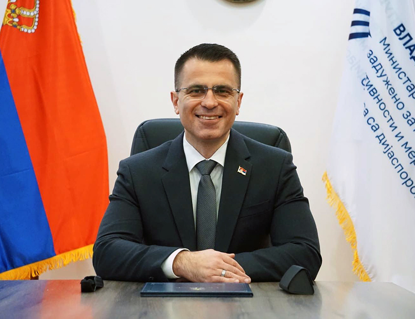 Милићевић најављује да ће ресор који предводи наставити у 2025. години са активностима које су се показале успјешним, али и покренути нове који ће додатно јачати везе матице и дијаспоре