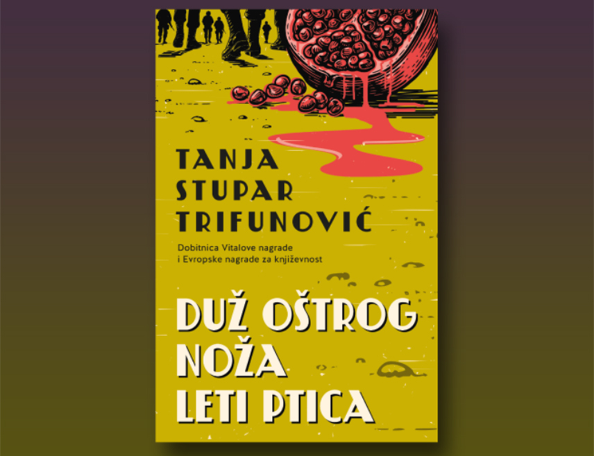 БЕОГРАД, 16. ЈАНУАРА /СРНА/ - Четири романа, међу којим је "Дуж оштрог ножа лети птица" бањалучког аутора Тање Ступар Трифуновић, ушла су у ужи избор за НИН-ову награду.