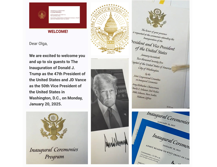 БЕОГРАД, 16. ЈАНУАРА /СРНА/ - Организација "Срби за Трампа" и њен оснивач Олга Раваси позвани су на инаугурацију америчког предсједника Доналда Трампа у понедјељак, 20. јануара, у Вашингтону.