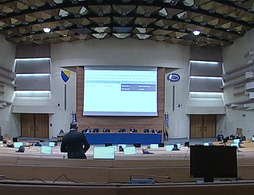 САРАЈЕВО, 23. ЈАНУАРА /СРНА/ - Представнички дом Парламентарне скупштине БиХ упутио је вечерас Приједлог закона о допунама Закона о парламентарном надзору у редовну процедуру, а не у хитни поступак, како је било предложено.