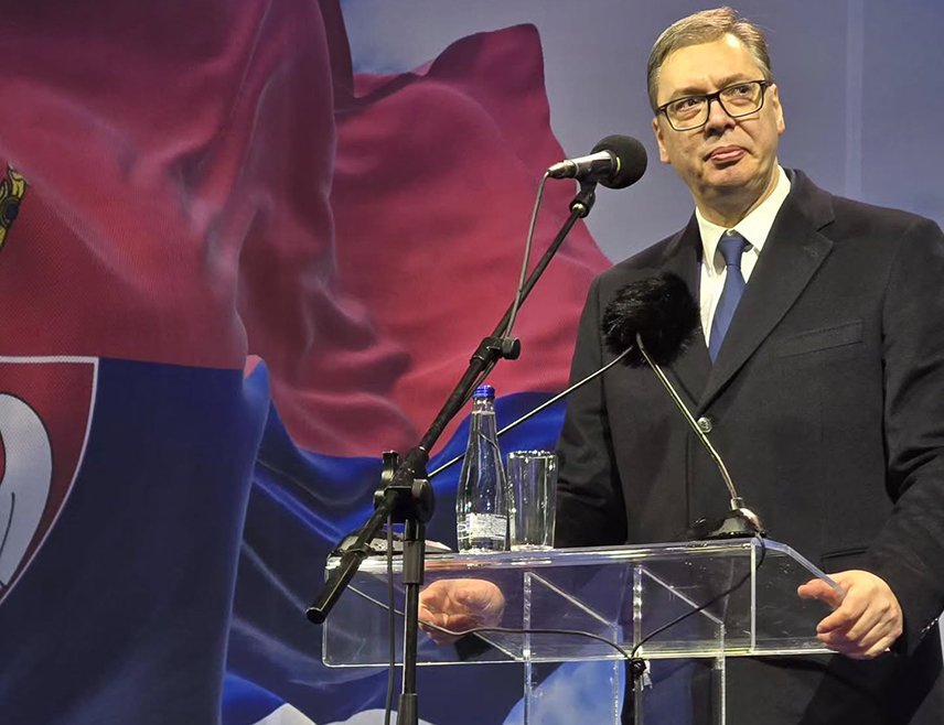 БЕОГРАД, 24. ЈАНУАРА /СРНА/ - Предсједник Србије Александар Вучић рекао је да је овај свијет пун иззазова и да нису случајно споља кренули на Србију.