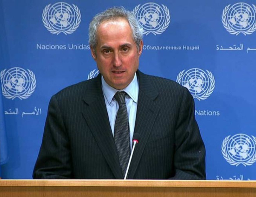 ЊУЈОРК, 30. ЈАНУАРА /СРНА/ - УН су дубоко ожалошћене због пада америчког авиона и свјесне су да међу жртвама има и руских држављана, рекао је портпарол генералног секретара УН Стефан Дужарик.