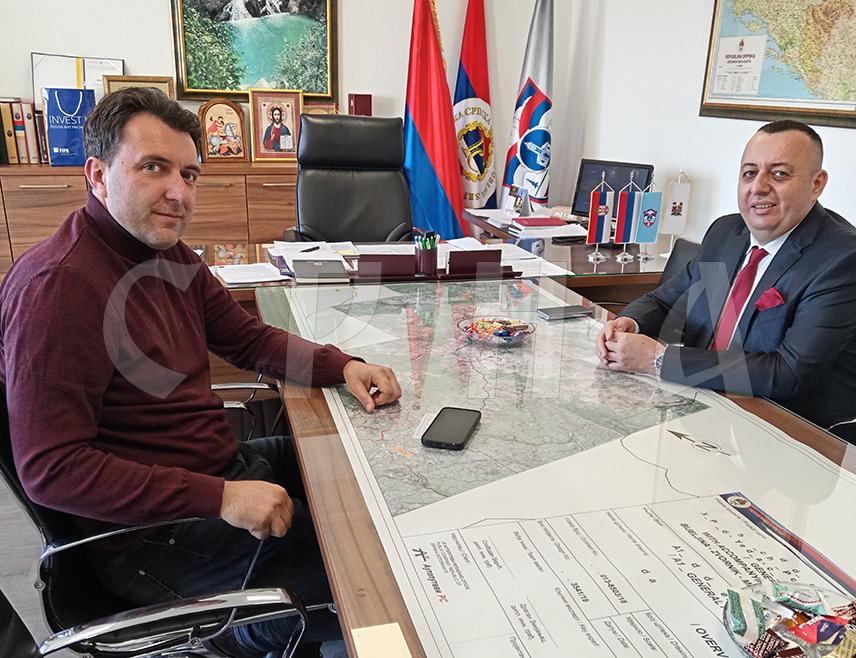 СОКОЛАЦ, 31. ЈАНУАРА /СРНА/ - Начелник Сокоца Страхиња Башевић разговарао је данас са директором Универзитетске болнице Фоча Ненадом Лаловићем о унапређењу здравствене заштите становника са подручја соколачке општине.