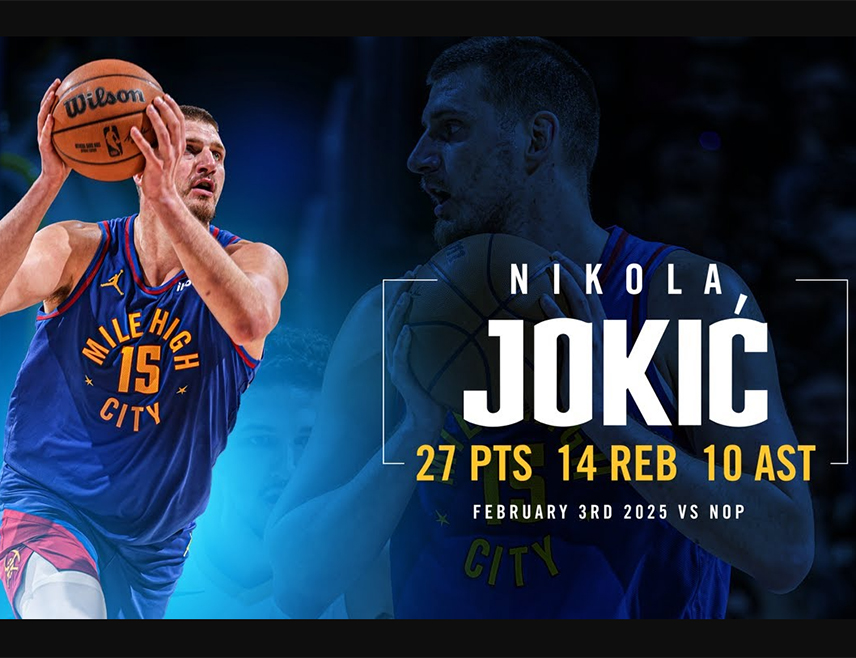 БИЈЕЉИНА, 4. ФЕБРУАРА /СРНА/ - Кошаркаши "Денвер нагетса" побиједили су "Њу Орлеанс пеликансе" резултатом 125:113, а Никола Јокић поново је остварио трипл-дабл.