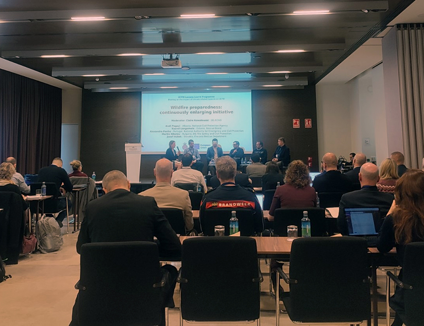 ИСТОЧНО САРАЈЕВО, 11. ФЕБРУАРА /СРНА/ - Представник Републичке управе цивилне заштите Српске учествовао је на конференцији "Научене лекције" у Мадриду, а једна од панел-дискусија тицала се поплава и клизишта које су прошле године погодиле Јабланицу, Коњиц, Фојницу.