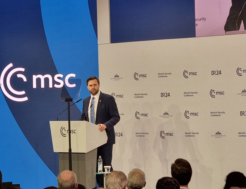 МИНХЕН, 14. ФЕБРУАРА /СРНА/ - Потпредсједник САД Џејмс Дејвид Венс критиковао је током говора на Минхенској безбједносној конференцији цензурисање јавне ријечи, све чешће гушење слободе говора, затварање политичких неистомишљеника и поништавање избора када нису по вољи политичким елитама.