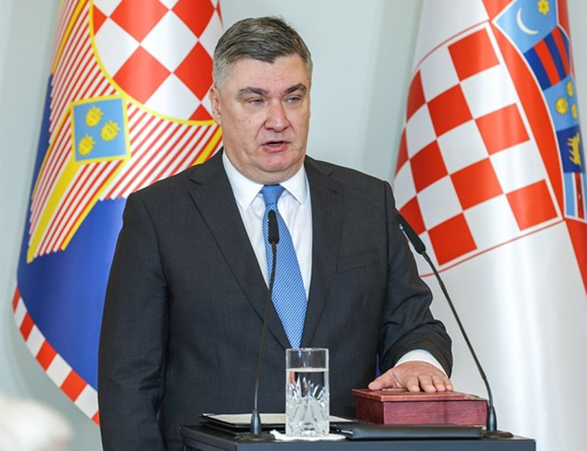 БИЈЕЉИНА, 18. ФЕБРУАРА /СРНА/ - Предсједник Хрватске Зоран Милановић данас је положио је заклетву за свој други петогодишњи мандат, обавезавши се на вјерност Уставу и обављање дужности на добробит хрватског народа и хрватских држављана.