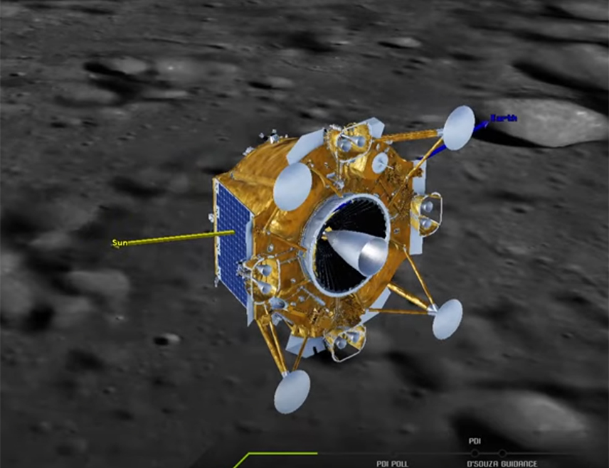 КЕЈП КАНАВЕРАЛ, 2. МАРТА /СРНА/ - Приватни свемирски брод опремљен бушилицом и другом опремом за експерименте америчке Насе слетио је данас на Мјесец, саопштила је контрола мисије.