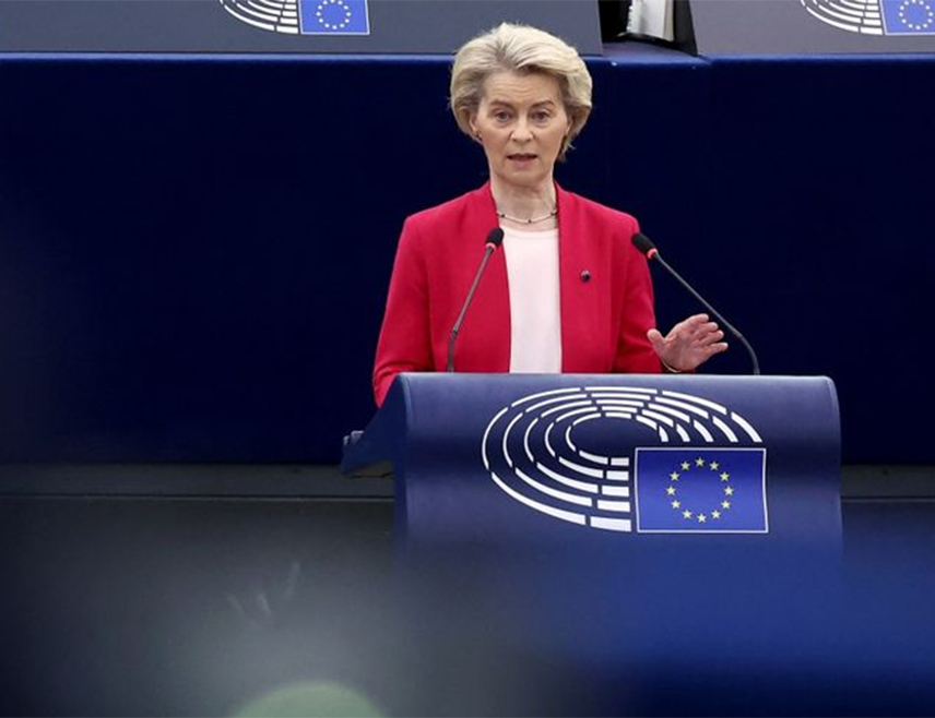 СТРАЗБУР, 11. МАРТА /СРНА/ - ЕУ је суочена са безбједносном кризом, постојећи систем је веома потресен и Европа се суочава са војним одлукама које су биле незамисливе до прије само неколико седмица, изјавила је предсједник Европске комисије Урсула фон дер Лајен.