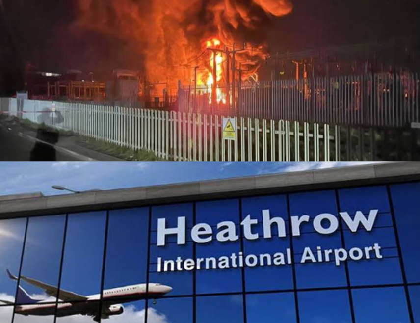 ЛОНДОН, 21. МАРТА /СРНА/ - Лондонски аеродром Хитроу биће затворен до поноћи након што је дошло до нестанка струје због пожара на оближњој електричној трафостаници која га снабдијева.