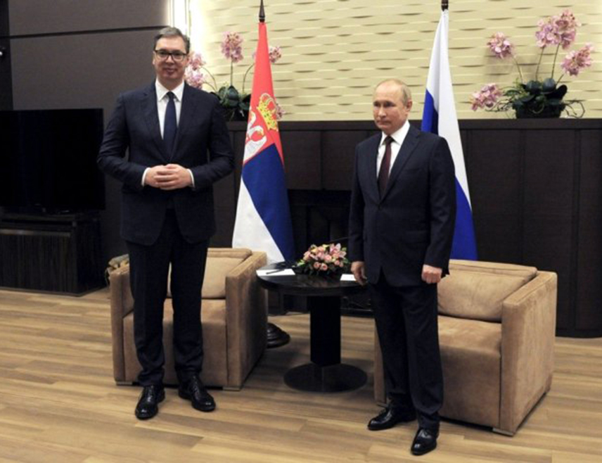 БЕОГРАД, 22. МАРТА /СРНА/ - Током посјете предсједника Србије Александра Вучића Моксви 9. маја предвиђен је сусрет са предсједником Руске Федерације Владимиром Путином, рекао је данас министар без портфеља у Влади Србије задужен за међународну економску сарадњу и област друштвеног положаја цркве у земљи и иностранству Ненад Поповић.