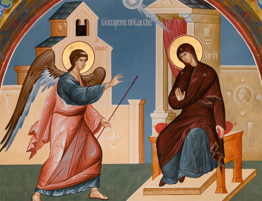 БИЈЕЉИНА, 6. АПРИЛА /СРНА/ - Српска православна црква /СПЦ/ прославиће сутра празник Благовијести, у помен на догађај када је Арханђео Гаврило јавио Пречистој Дјевици Марији да ће родити сина којем ће дати име Исус.