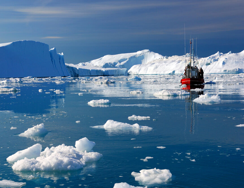 БРИСЕЛ, 8. АПРИЛА /СРНА/ - Површина морског леда на Арктику у марту је била најмања у посљедњих 47 година, саопштено је из европске службе за климатске промјене "Коперник".