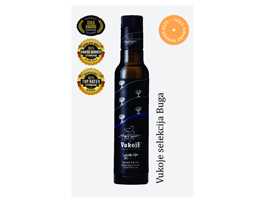 TРЕБИЊЕ, 8. АПРИЛА /СРНА/ - Органско маслиново уље "Подрума Вукоје" добило је пет медаља на свјетском такмичењу у Њујорку.