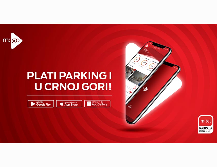 БАЊАЛУКА, 9. АПРИЛА /СРНА/ - Услуга плаћања паркинга путем апликације "м:го" од сада је доступна и у Црној Гори.