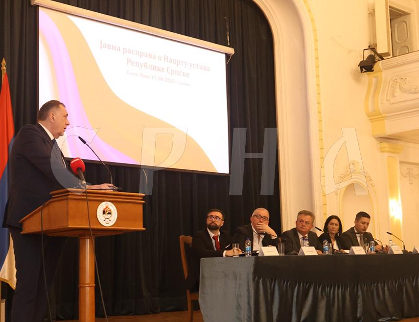 БАЊАЛУКА, 17. АПРИЛА /СРНА/ - Предсједник Републике Српске Милорад Додик рекао је вечерас у Бањалуци приликом завршне јавне расправе о новом уставу да је дошло вријеме за доношење највишег правног акта Српске с циљем што боље и ефикасније заштите интереса и права њених грађана и институција.