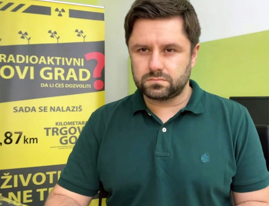 НОВИ ГРАД, 22. АПРИЛА /СРНА/ - Предсједник Удружења "Грин тим" из Новог Града Марио Црнковић изјавио је да је потребан систематичан приступ очувању животне средине, те истакао да је Tрговска гора, гдје Хрватска намјерава да складишти радиоактивни отпад, школски примјер неправде који већ многи сврставају у категорију еколошког расизма.
