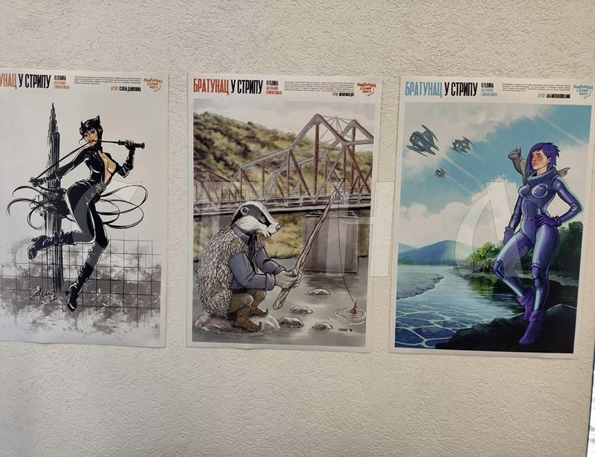 БРАТУНАЦ, 27. АПРИЛА /СРНА/ - Изложба "Братунац у стрипу" вечерас је отворена у холу зграде општине као саставни дио програма традиционалне културно-спортске духовне манифестације "Ђурђевдански дани".