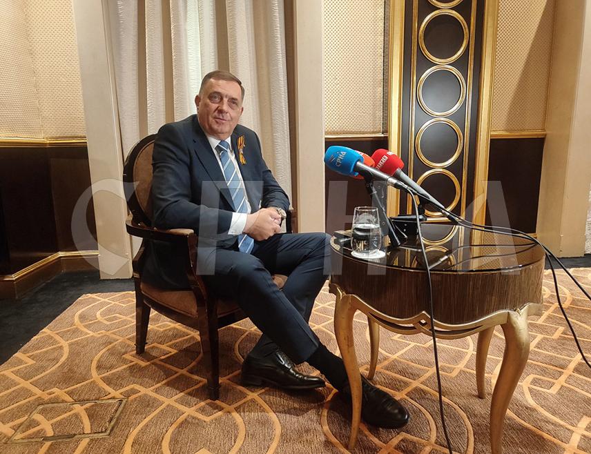 MOSCOW, MАY 10 /SRNA/ – The President of Republika Srpska Milorad Dodik warned today that Srpska will take reciprocal measures should Slovenia pursue a sanctions policy against it.