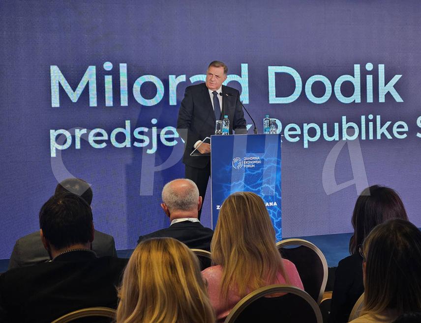 JAHORINA, MARCH 20 /SRNA/ – The President of Republika Srpska Milorad Dodik stated today that the Republika Srpska can follow the European path only if it remains visible, with its own rights and capacities.