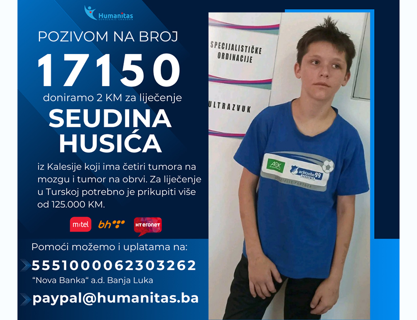 BANJA LUKA, MAY 23 /SRNA/ - Republika Srpska President Milorad Dodik approved a payment of BAM 102,000 from the President’s Office budget for the treatment of 14-year-old Seudin Husić from Kalesija.