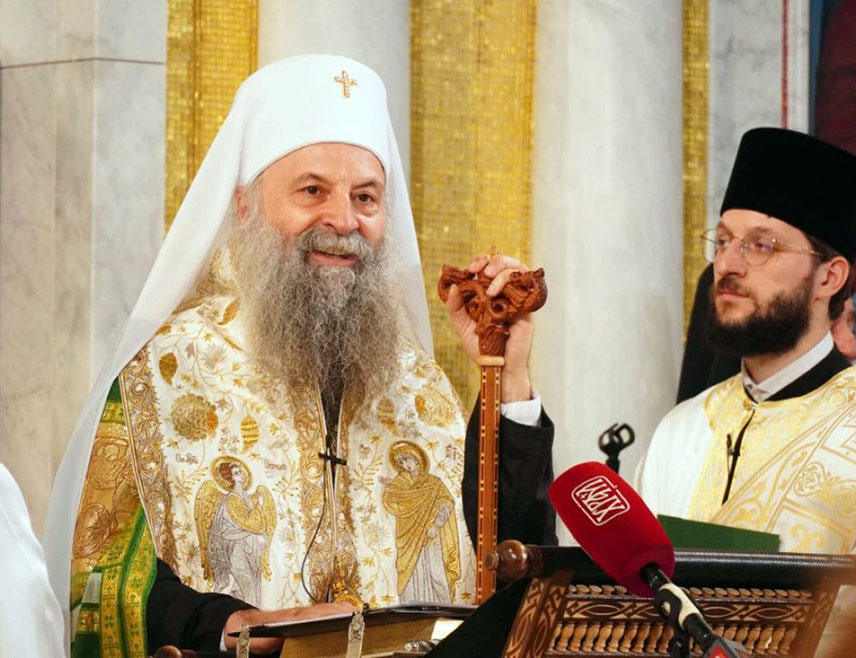 БЕОГРАД, 29. МАЈА /СРНА/ - Његова светост патријарх српски Порфирије рекао је да је српски народ хришћански православни народ, народ Светог Саве, те истакао да рука Светог Саве, која је предводила Спасовданску литију улицама Београда, поводом крсне славе главног града, позива српски народ на јединство и покајање, да буде светосавски род.