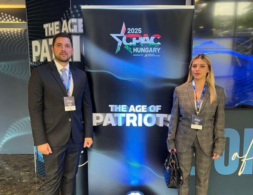 БАЊАЛУКА, 30. МАЈА /СРНА/ - Предсједник Младих социјалдемократа Ивона Пејашиновић и помоћник министра за међународну сарадњу Немања Ковачевић учествовали су у дводневној Конференцији конзервативне политичке акције.