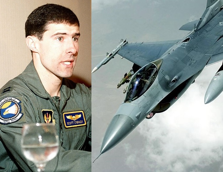 БИЈЕЉИНА, 1. ЈУНА /СРНА/ - Противваздушна одбрана /ПВО/ Војске Републике Српске у сјеверозападној Босни оборила је 2. јуна 1995. године амерички ловац "Ф-16" чији се пилот Скот О`Грејди спасао катапултирањем.