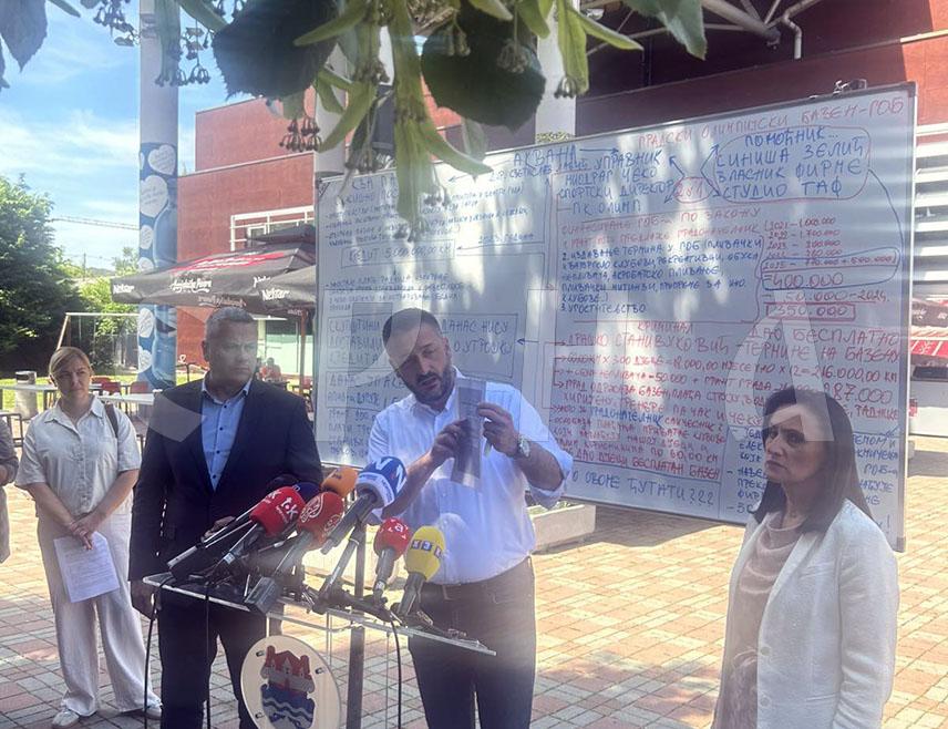 БАЊАЛУКА, 2. ЈУНА /СРНА/ - Предсједник Скупштине града Бањалука Љубо Нинковић позвао је управу Градског олимпијског базена да откључа градски базен и врати дјецу да тренирају, а ако то не учине поручио је да ће сутра позвати Министартво унутрашњих послова и Специјално тужилаштво.