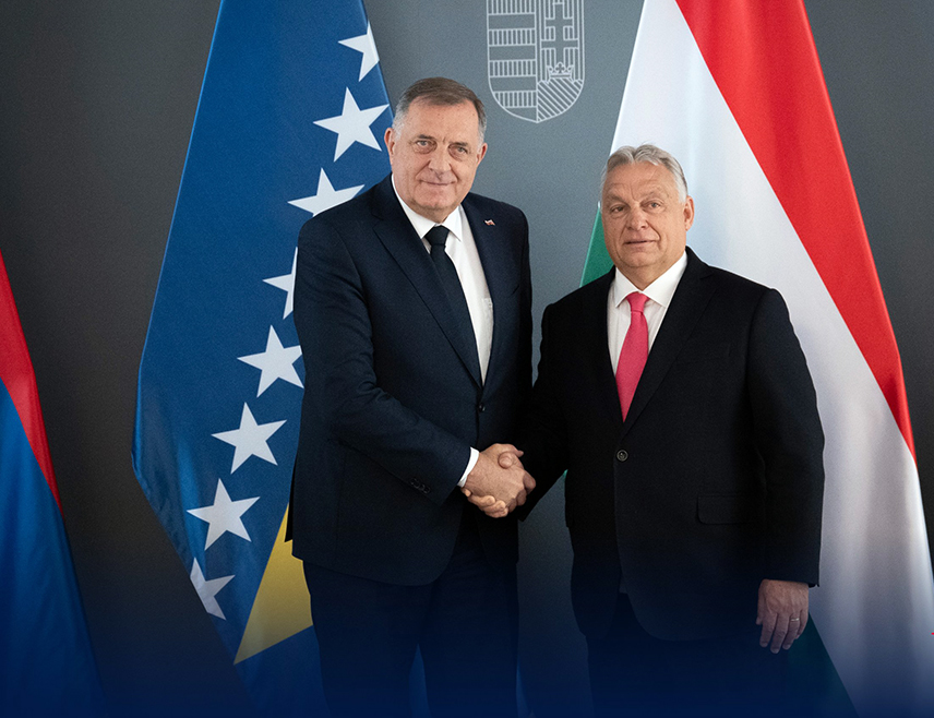 БУДИМПЕШТА, 5. ЈУНА /СРНА/ - Премијер Мађарске Виктор Орбан истакао је да је стабилност Републике Српске кључна за мир и безбједност на Балкану и да је предсједник Српске Милорад Додик увијек добродошао у Мађарској.