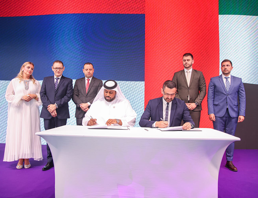BANJA LUKA, JUNE 17 /SRNA/ - The Republika Srpska Minister for European Integration and International Cooperation Zlatan Klokić signed a Memorandum of Understanding between the Republika Srpska Government and the Al-Matiya Investment Company from the United Arab Emirates /UAE/.