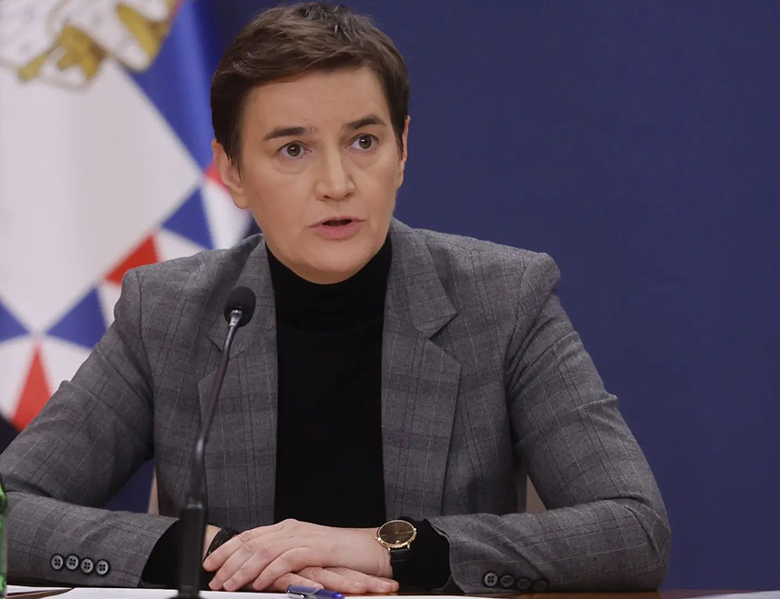БЕОГРАД, 7. ЈУЛА /СРНА/ - Предсједник Скупштине Србије Ана Брнабић осудила је потпуни изостанак реакције ЕУ на манифестацију фашизма у Загребу, на концерту Марка Перковића Tомпсона, те нагласила да Београд на овако "гласну тишину" неће пристати.