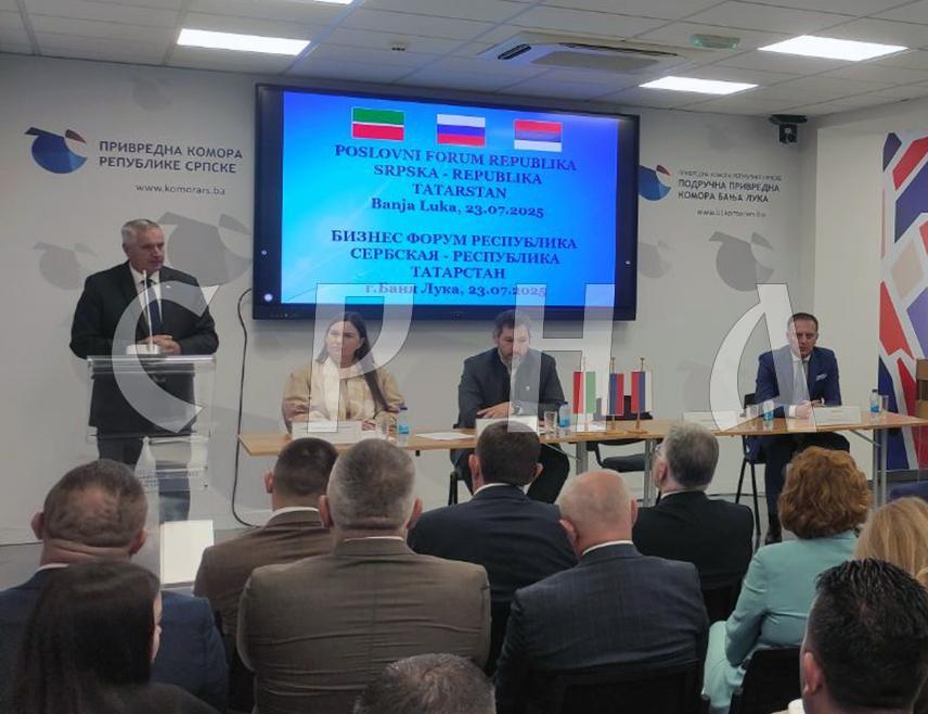 BANJA LUKA, JULY 23 /SRNA/ – Republika Srpska Prime Minister Radovan Višković stated today that the visit of representatives from the Russian Republic of Tatarstan, who are very serious partners, could mark the beginning of fruitful future cooperation and bring mutual economic and other benefits.