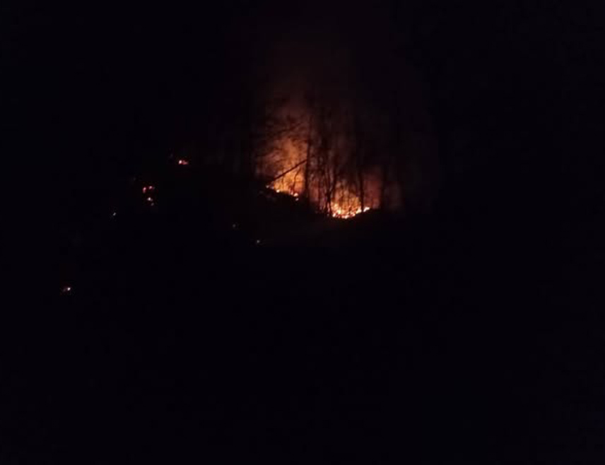 ПРОЗОР/РАМА, 24. ЈУЛА /СРНА/ - Код мјеста Подбор, општина Прозор-Рама, данас послије подне избио је пожар, који, осим ватрогасних екипа, гаси и "ер трактор".