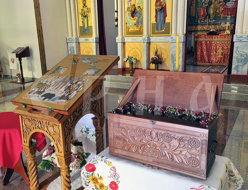 BIHAĆ, JULY 26 /SRNA/ – His Grace Bishop Sergije of Bihać-Petrovac and Rmanja served Vespers at the Church of the Holy Trinity in Bihać, marking the beginning of the first liturgical commemoration of the New Martyrs of Garavice and the Bihać-Cazin region, who were canonized at the May assembly of the Holy Assembly of Bishops of the Serbian Orthodox Church.
