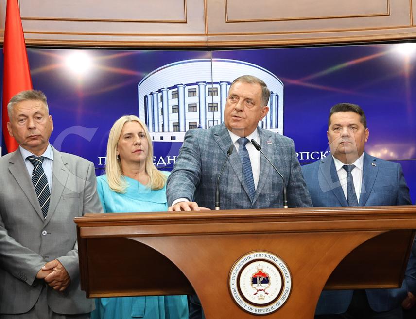 BANJA LUKA, AUGUST 1 /SRNA/ - President of Republika Srpska Milorad Dodik said that the Appellate Division Panel of the Court of BiH's decision to uphold the first-instance verdict is actually an attack on Republika Srpska, and that he will only accept decisions of the Republika Srpska National Assembly.