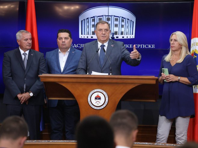 BANJA LUKA, AUGUST 18 /SRNA/ – The President of Republika Srpska Milorad Dodik stated that he is the president of a very dignified Serb people, not a humiliated one, who have always stood on the side of the winners, with enormous sacrifices.