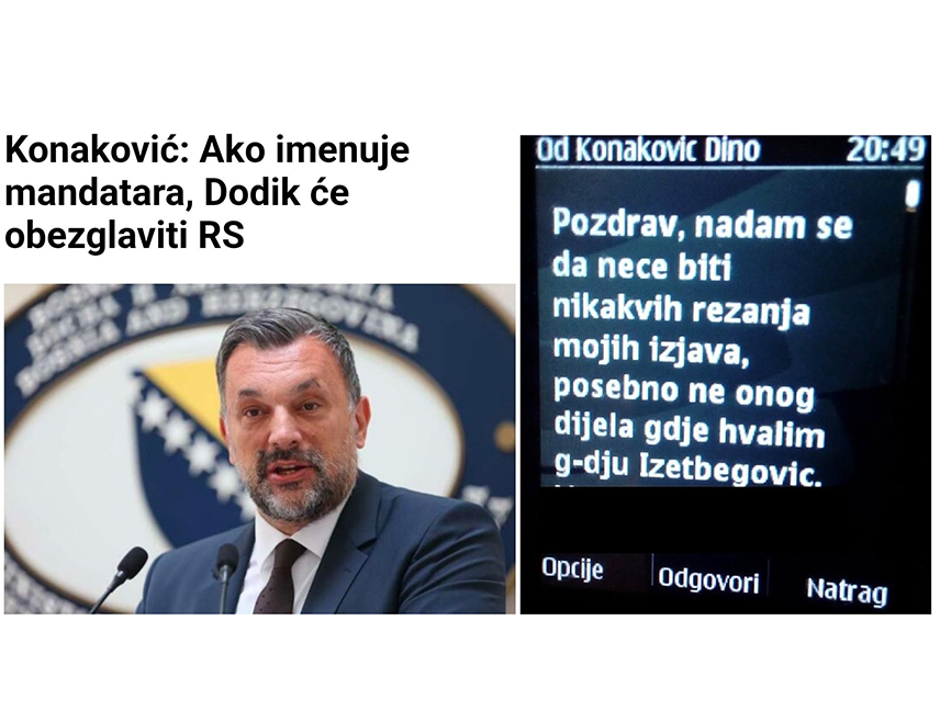 BANJA LUKA, AUGUST 19 /SRNA/ – “Don’t you just worry about Srpska,” SNSD spokesperson Radovan Kovačević told Elmedin Konaković, president of the People and Justice party.