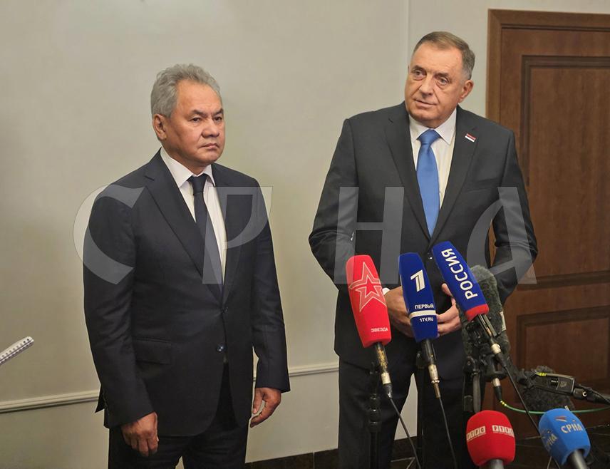 MOSCOW, SEPTEMBER 10 /SRNA/ - Secretary of the Security Council of the Russian Federation Sergey Shoigu stated that in today's meeting with Republika Srpska President Milorad Dodik, they discussed the upcoming referendum in Srpska.